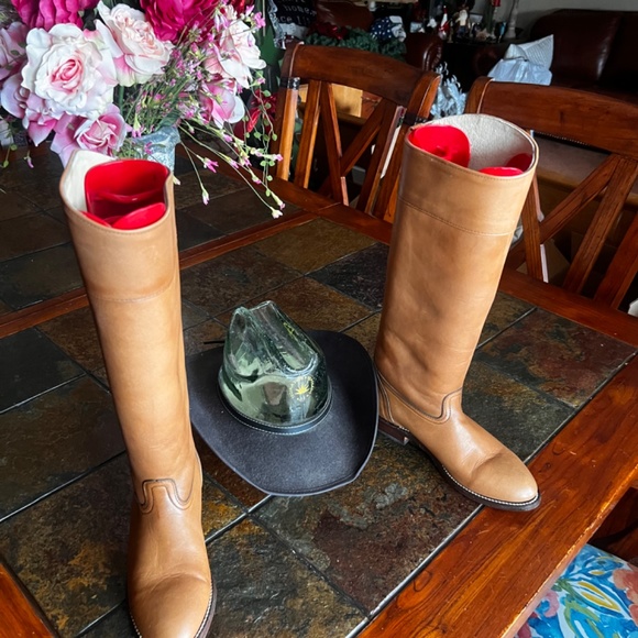 Frye Vintage Riding Boots Brown Size 6 With Box Excellent Condition - Picture 3 of 9